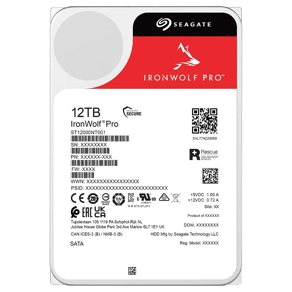 Seagate IronWolf Pro 12TB ST12000NT001