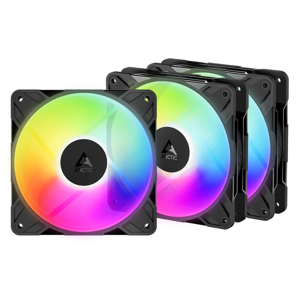 Arctic P12 Pro Reverse A-RGB 120mm ARGB Reverse Kit 3 Fans ACFAN00333A