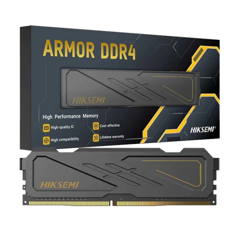 Hiksemi Future Armor 8GB (1x8GB) DDR4 3200MHz CL18 Preto UDIMM HSC408U32D2