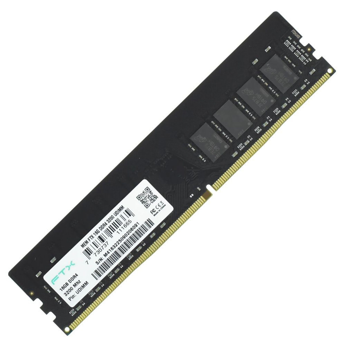 FTX 16GB (1x16GB) DDR4 3200MHz CL16 111665