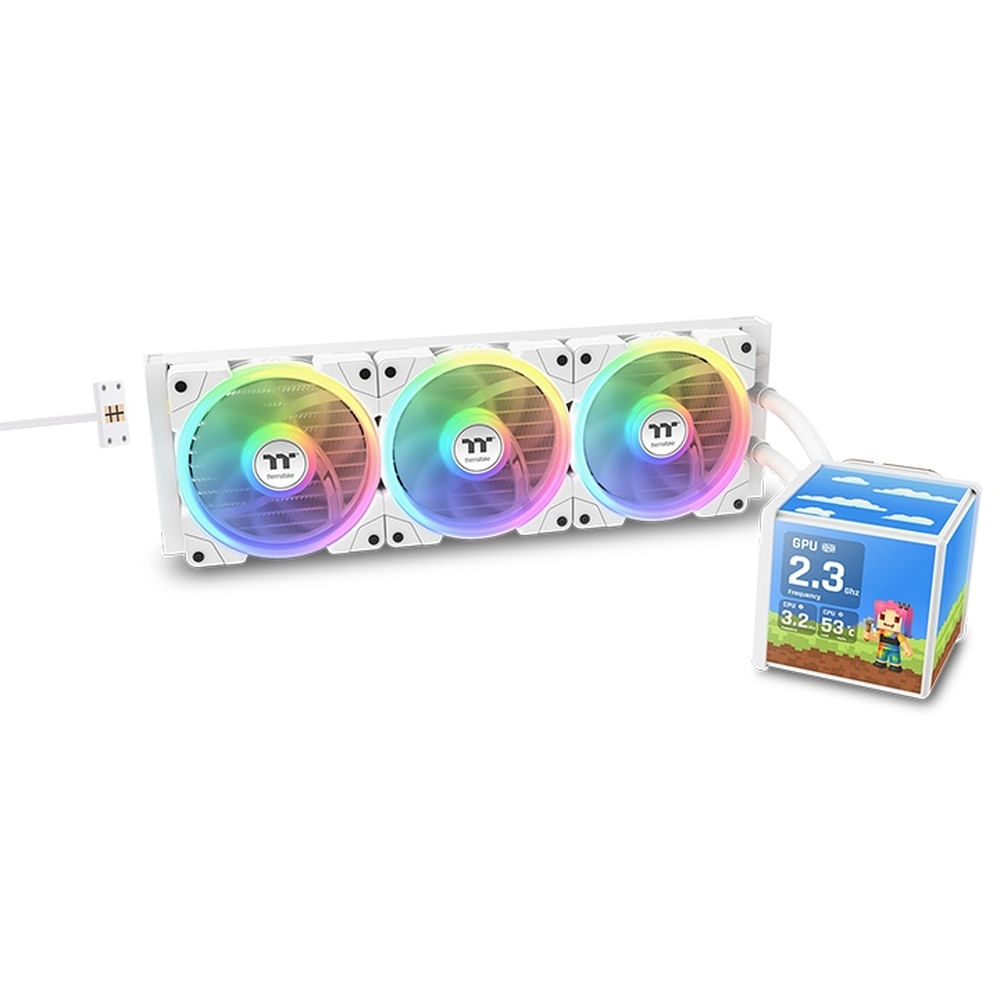 Thermaltake MINECUBE 360 Ultra ARGB Sync 360mm Branco
