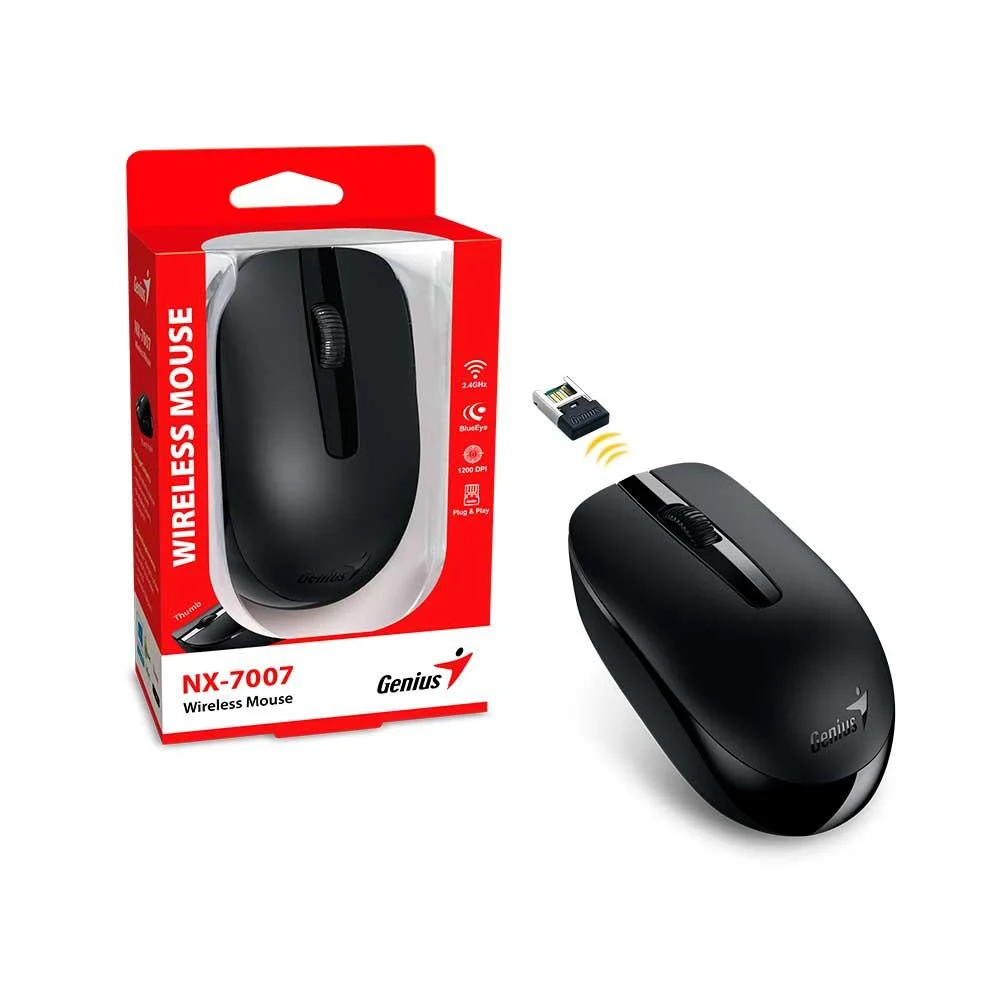 Genius Nx-7007 Preto Sem Fio