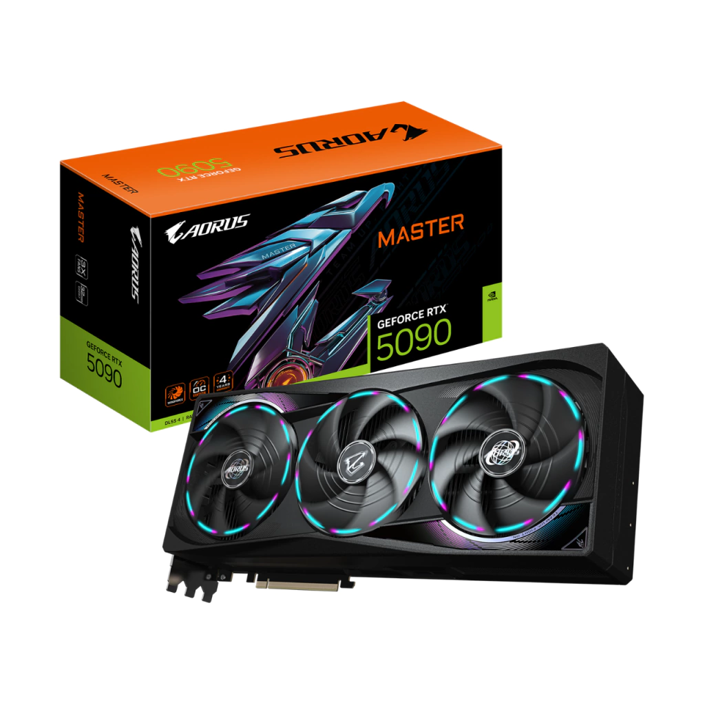Gigabyte AORUS GeForce RTX 5090 MASTER OC Edition 32GB GDDR7 512-bit