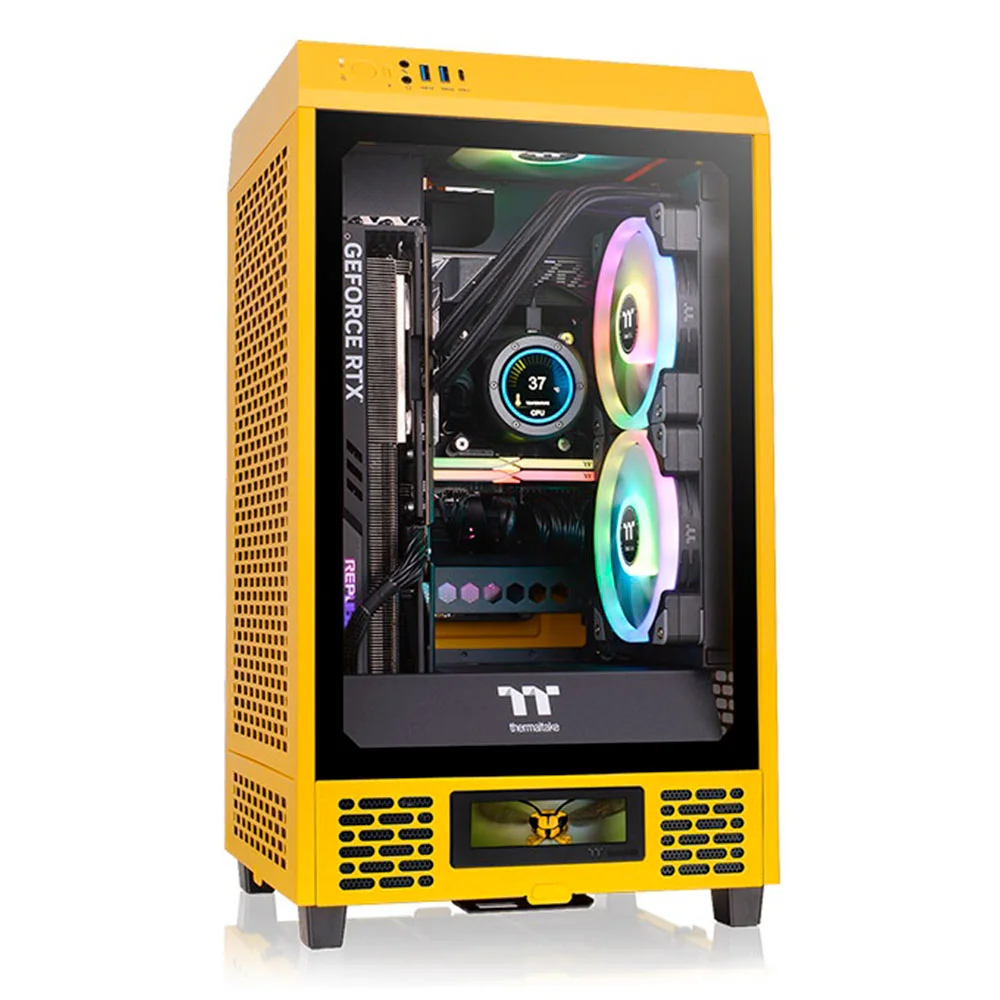 Thermaltake The Tower 200 Bumblebee Amarelo