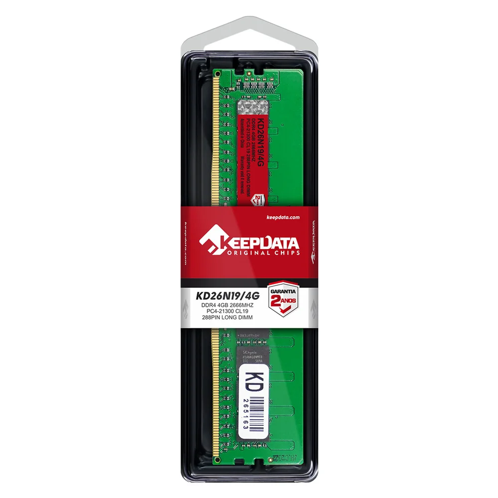 Keepdata 4GB (1x4GB) DDR4 2666MHz CL19 UDIMM KD26N19/4G