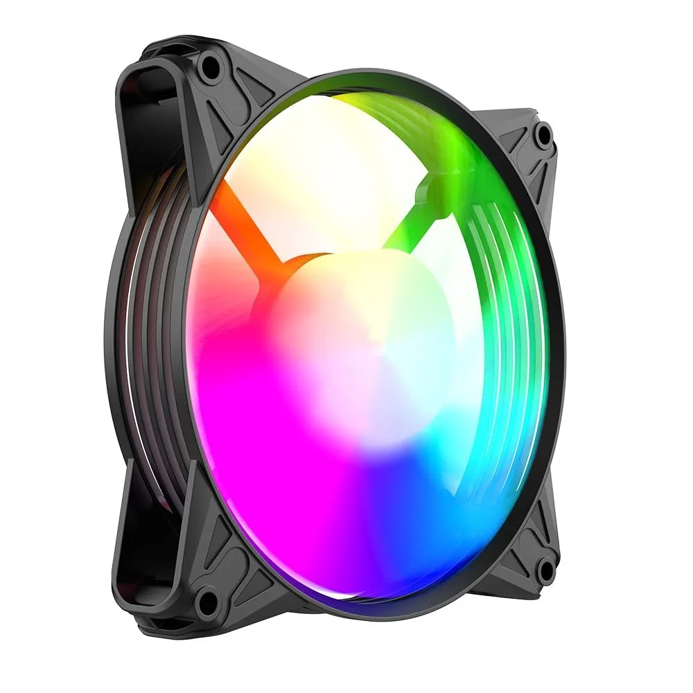 Clanm Eurus 120mm RGB Preto EURUSRGB4P