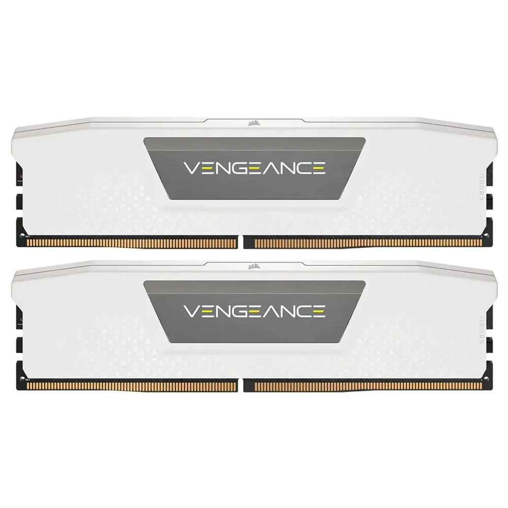 Corsair Vengeance 32GB (2x16GB) DDR5 5200MHz Branco UDIMM CMK32GX5M2B5200C40W