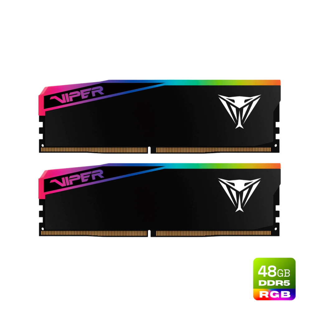 Patriot Viper Elite 5 Ultra RGB 48GB (2x24GB) DDR5 8000MHz CL38 RGB UDIMM