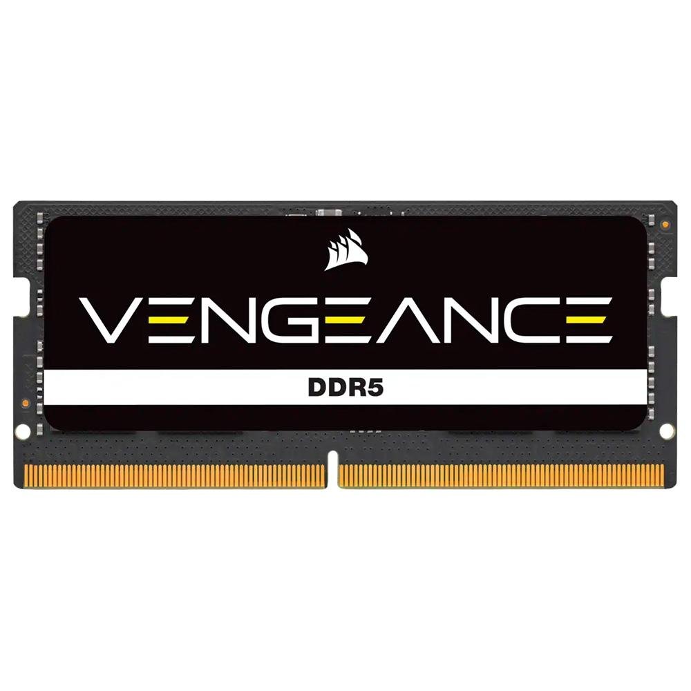 Corsair Vengeance 16GB (1x16GB) DDR5 4800MHz CL40 Preto SODIMM CMSX16GX5M1A4800C40