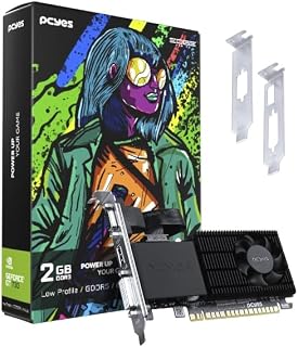 PCYES GeForce GT 730 2GB DDR3 64-bit Projeto Edge Low Profile Single Fan