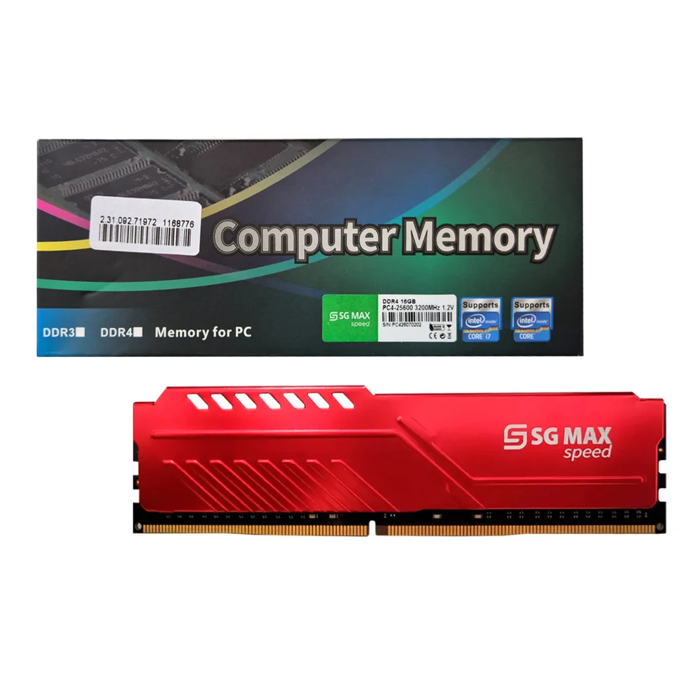 SGMAX 16GB (1x16GB) DDR4 3200MHz CL21 UDIMM SGM16GL3200CL21DH