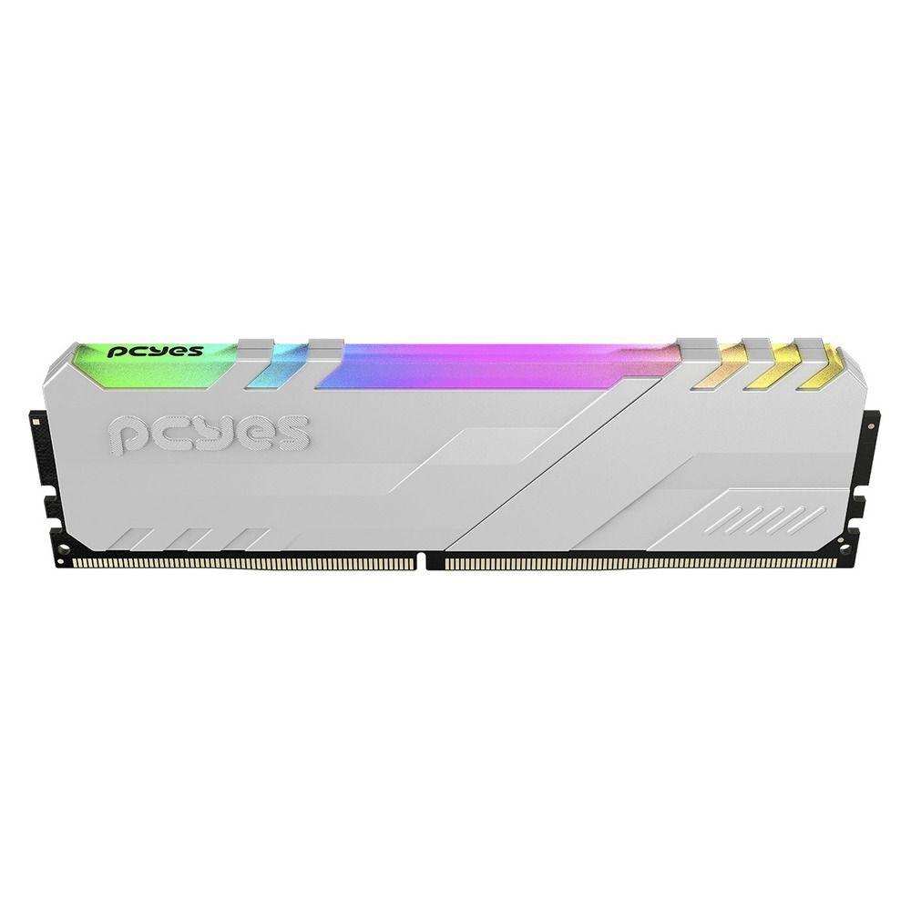 PCYES 32GB (1x32GB) DDR4 3200MHz CL19 Branco RGB UDIMM PM323200D4WR