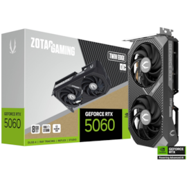 ZOTAC GAMING GeForce RTX 5060 Twin Edge OC 8GB GDDR7 128-bit
