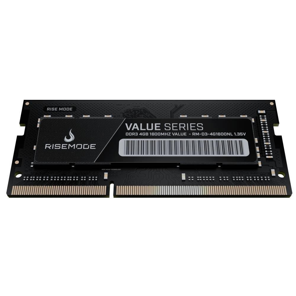 Rise Mode Value Series 4GB (1x4GB) DDR3 1600MHz CL11 SODIMM RM-D3-4G1600NL