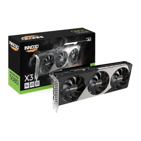 INNO3D GeForce RTX 5080 X3 OC 16GB GDDR7 256-bit