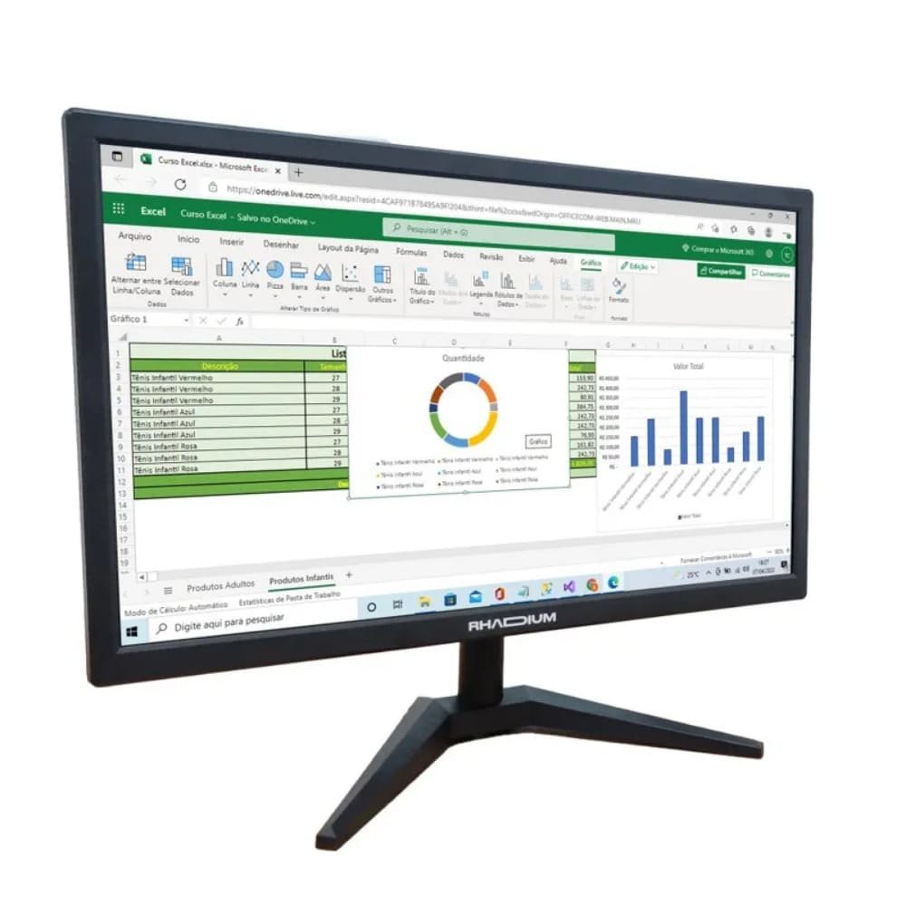Rhadium 21.5" Preto RHA-LCD-0002