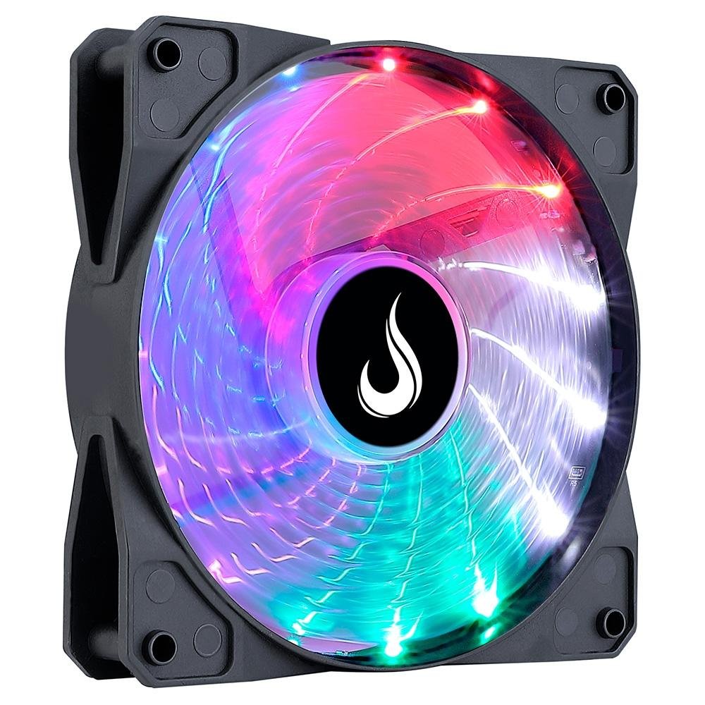 Rise Mode Wind Rainbow 120mm RGB Preto RM-WN-02-RGB