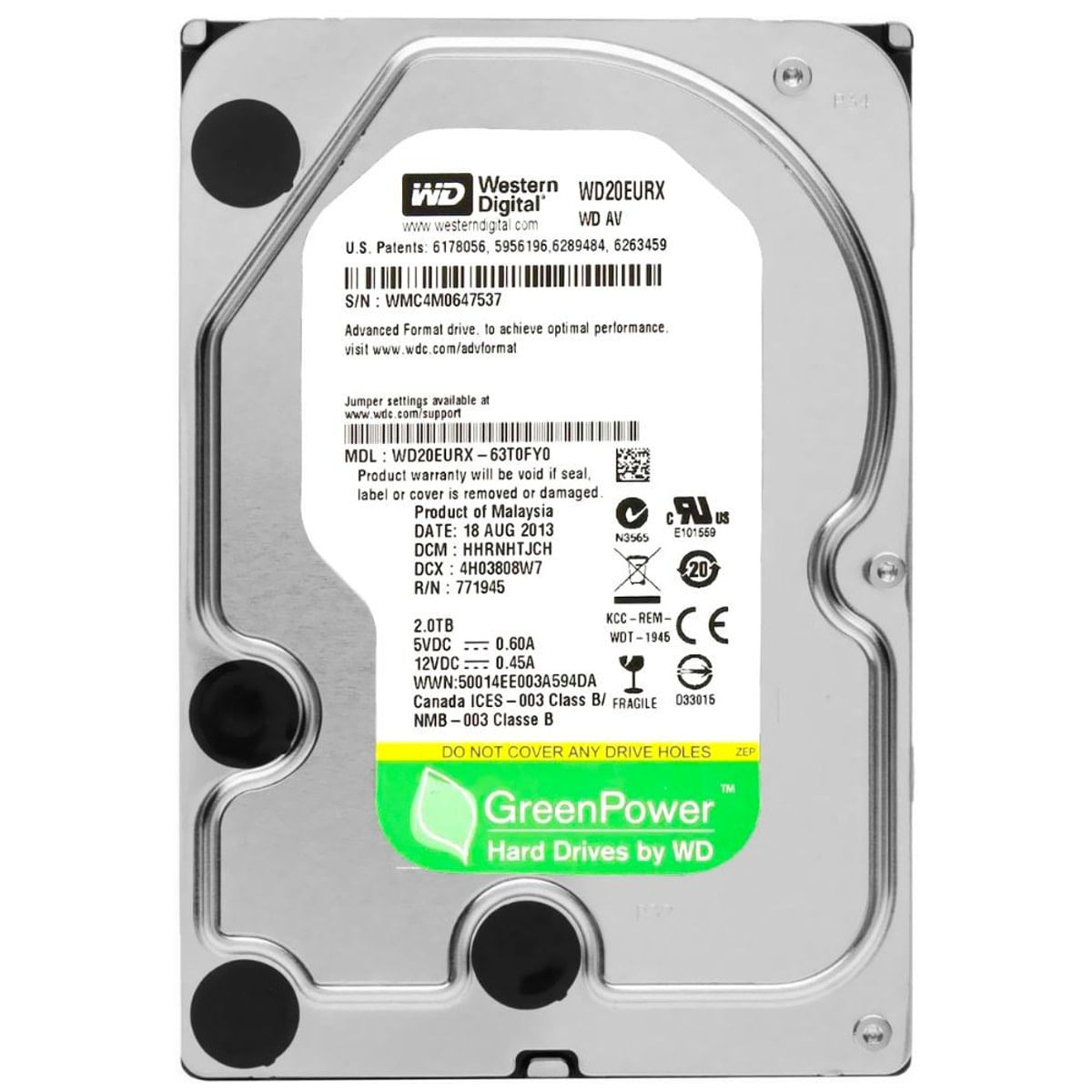 Western Digital WD Green 2TB WD20EURX