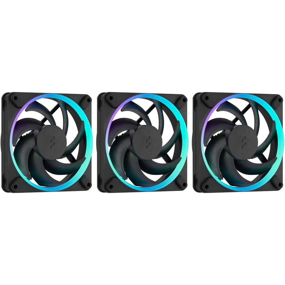 Fractal Design Momentum 12 RGB PWM 120mm RGB Preto Kit 3 Fans FD-F-MR1-211203