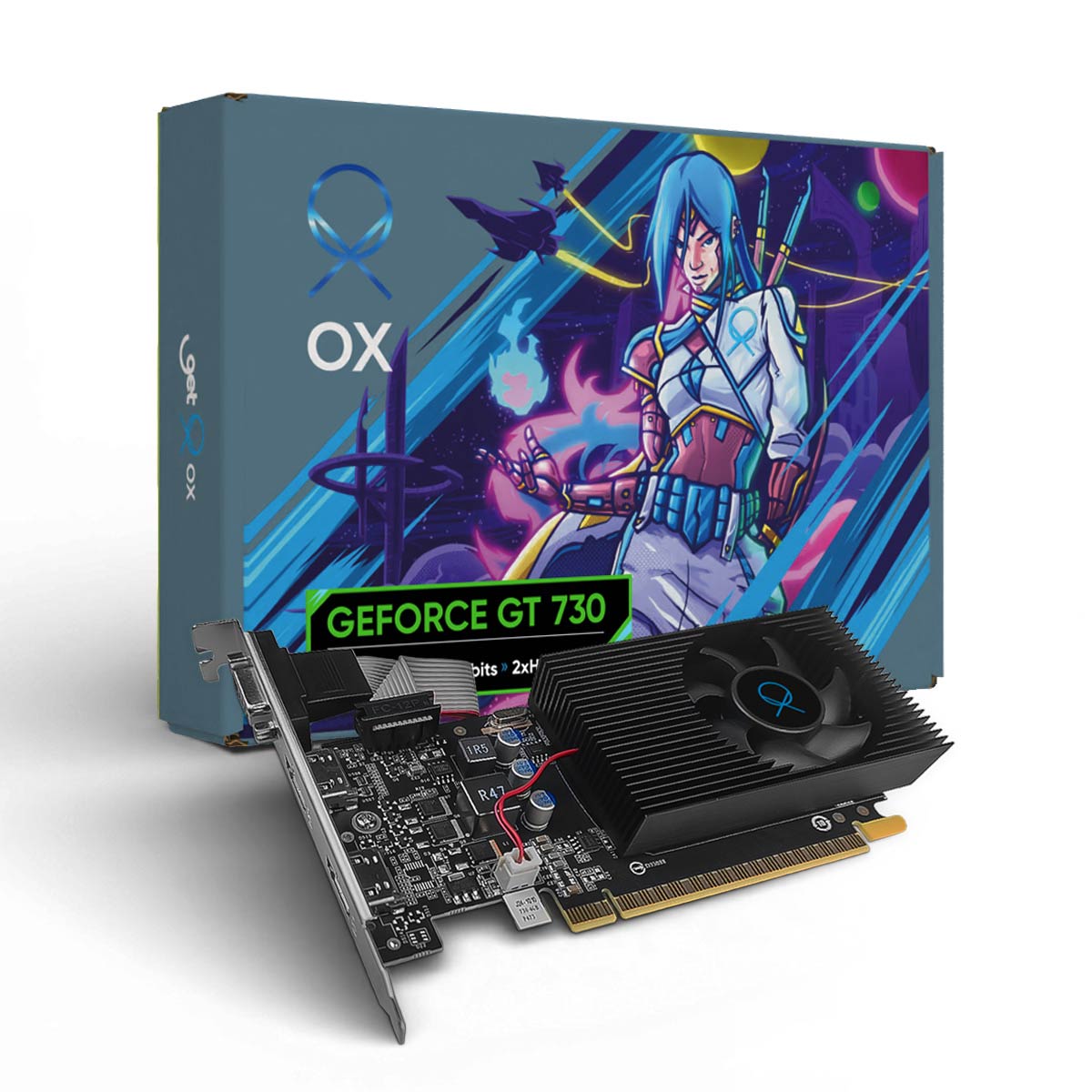 OX NVIDIA GeForce GT 730 4GB DDR3 128-bit