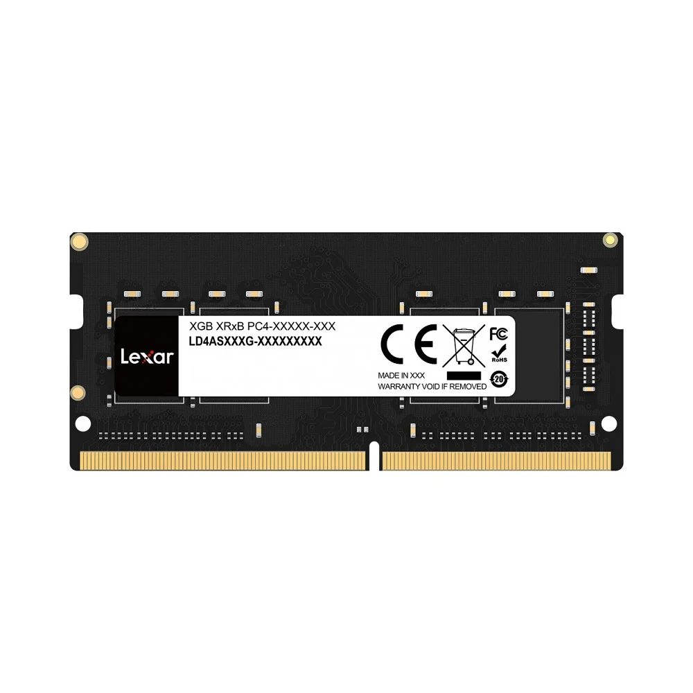 Lexar 16GB (1x16GB) DDR4 3200MHz CL22 Black SODIMM LD4AS016G-B3200GSST