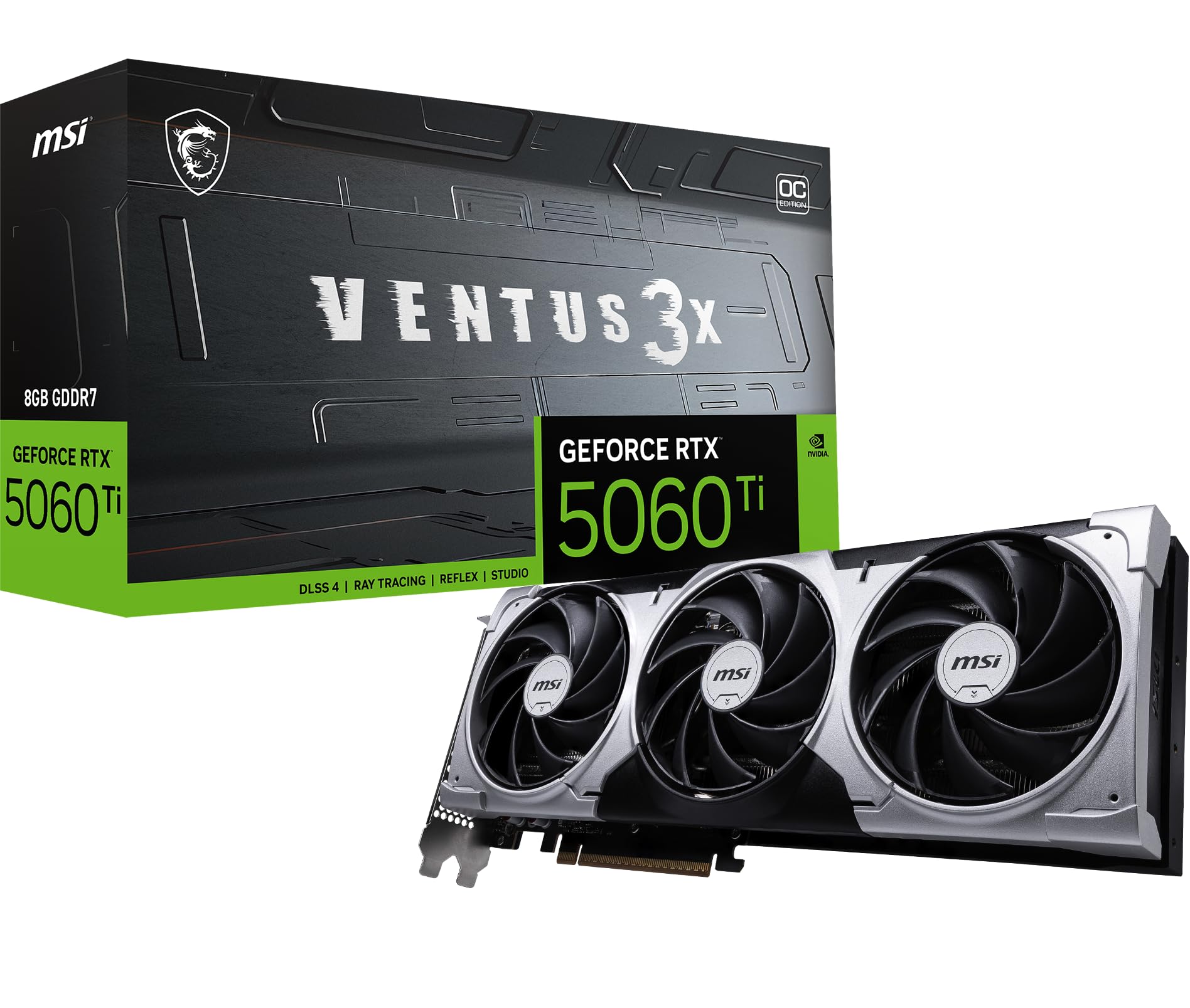 MSI GeForce RTX 5060 Ti VENTUS 3X OC 8GB GDDR7