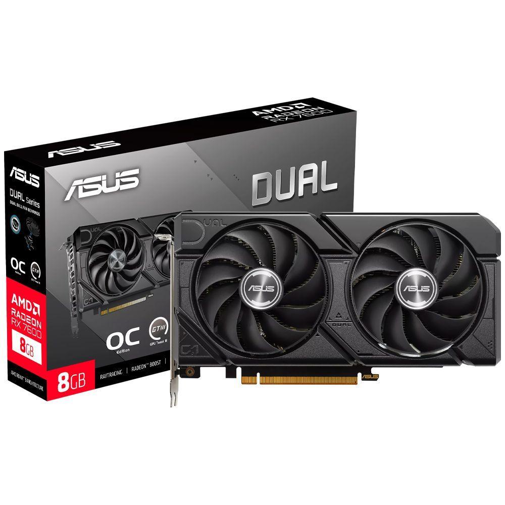 ASUS Dual Radeon RX 7600 EVO OC Edition 8GB GDDR6