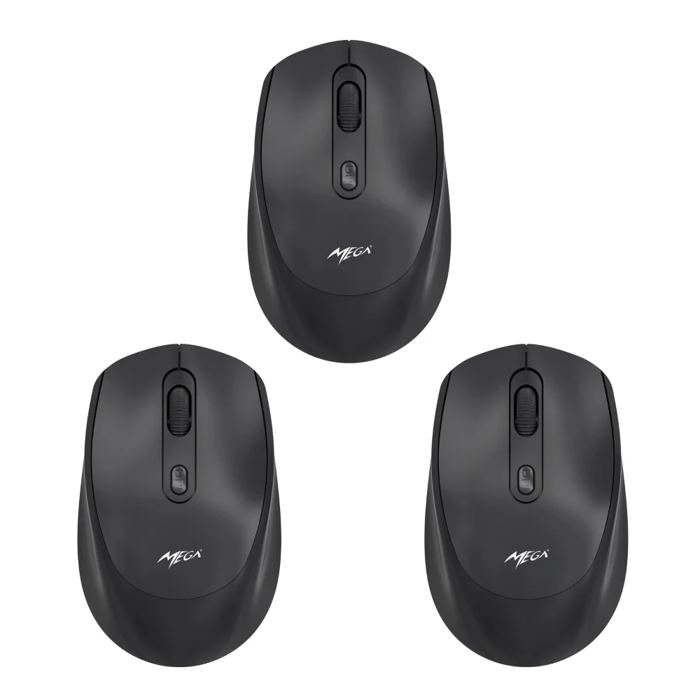 Mega M180 Preto Sem Fio Kit 3 Mouses