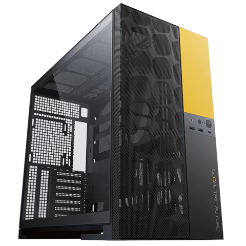 Geometric Future Model 5 Vent Flow Preto/Amarelo