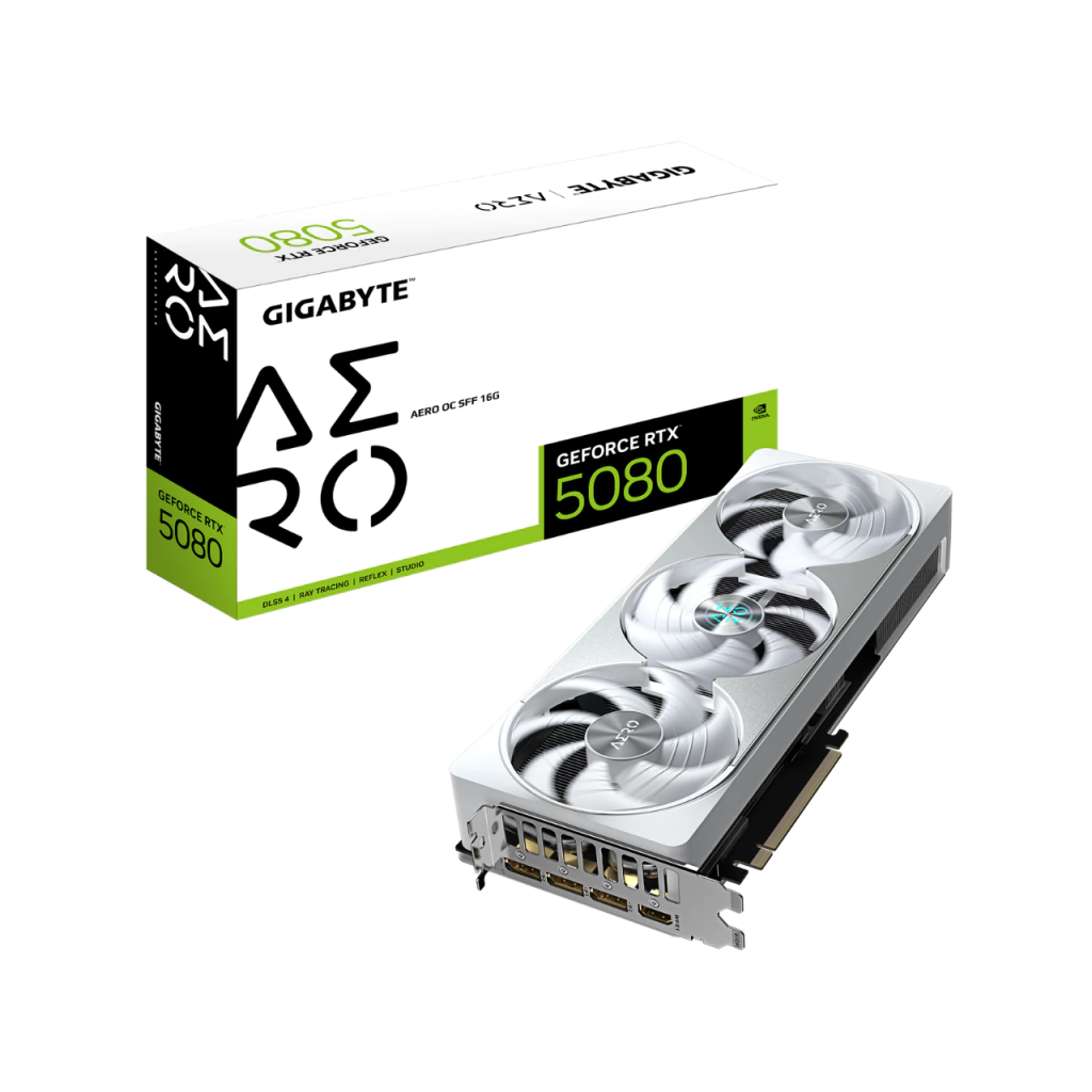 Gigabyte GeForce RTX 5080 AERO OC SFF 16GB GDDR7 256-bit GV-N5080AERO-16GD