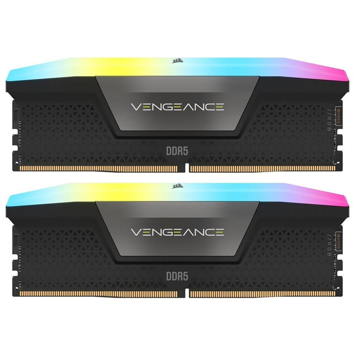 Corsair Vengeance RGB 96GB (2x48GB) DDR5 6600MHz CL32 Preto RGB UDIMM CMH96GX5M2B6600C32