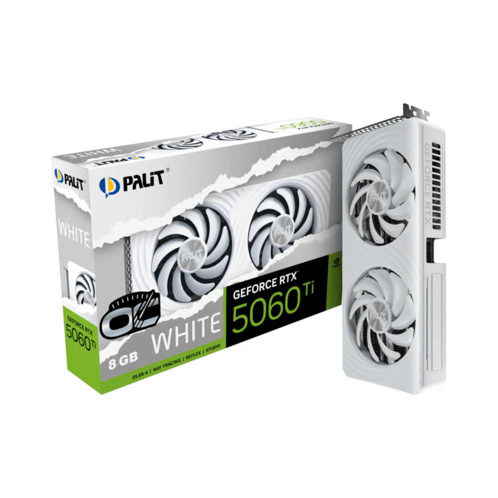 Palit GeForce RTX 5060 Ti White OC 8GB GDDR7 128-bit