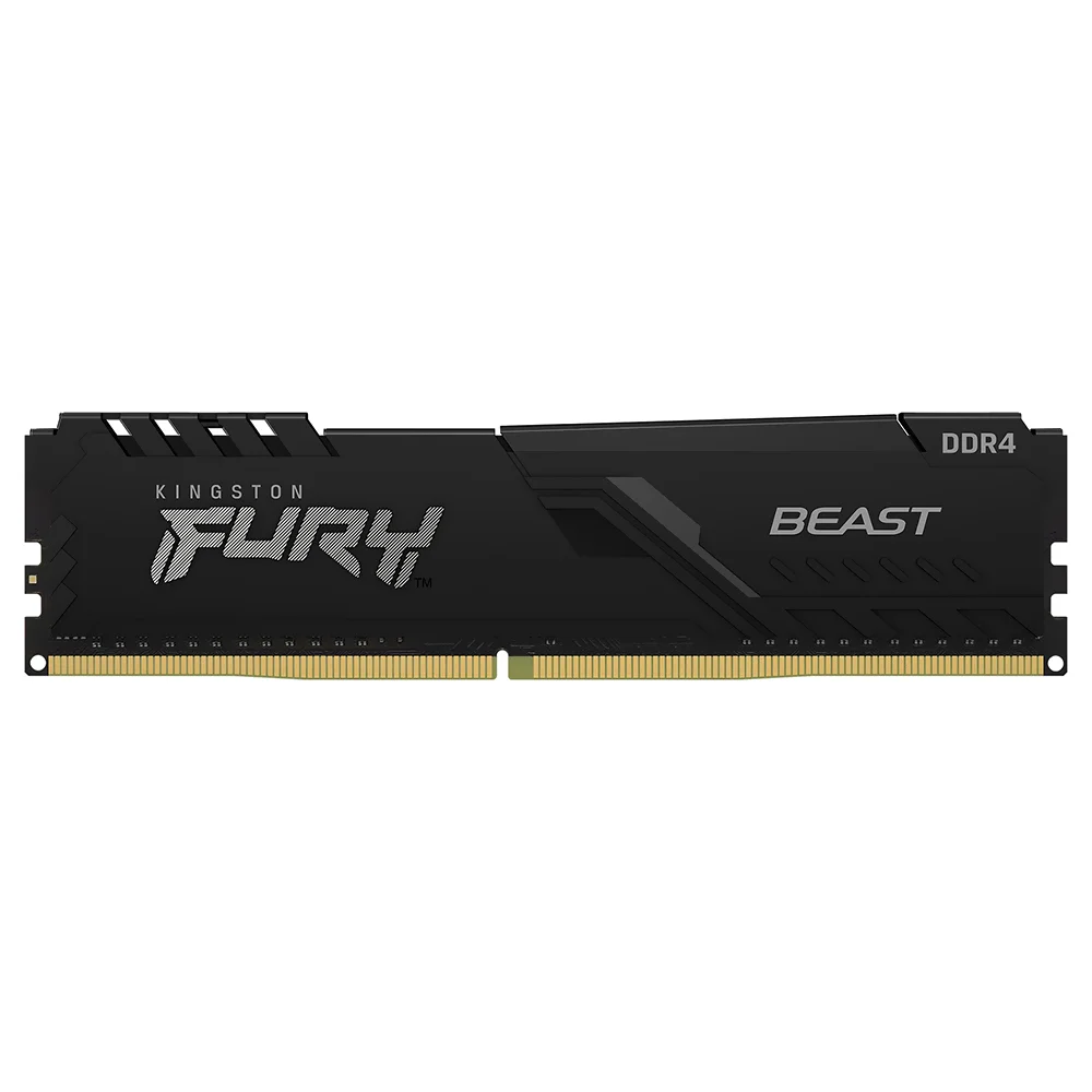 Kingston Fury Beast 8GB (1x8GB) DDR4 3200MHz CL16 Preto UDIMM KF432C16BB/8