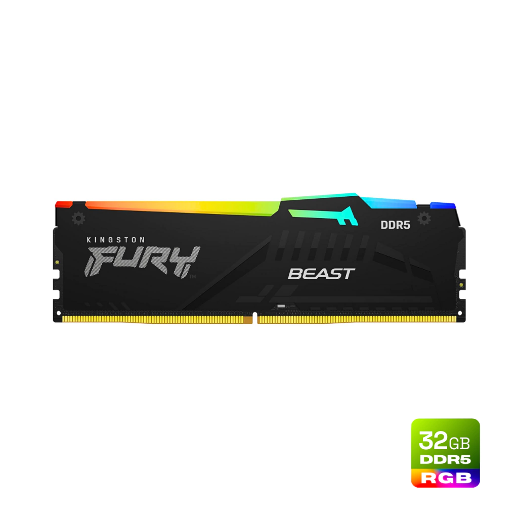 Kingston Fury Beast RGB 32GB DDR5 6000MHz UDIMM