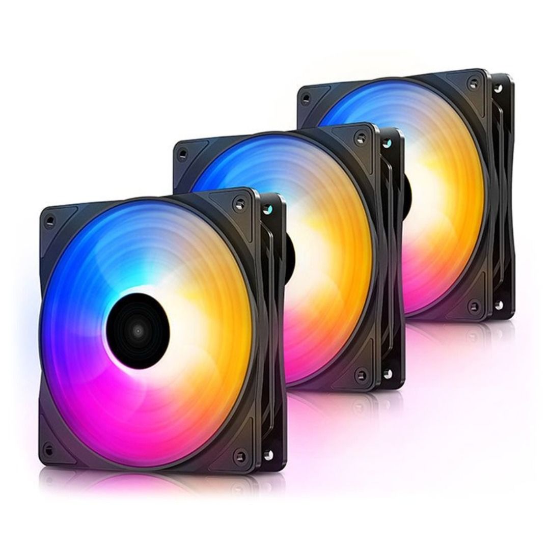Deepcool RF120 FS 120mm RGB Kit 3 Fans DP-FLED3-RF120FS-3P