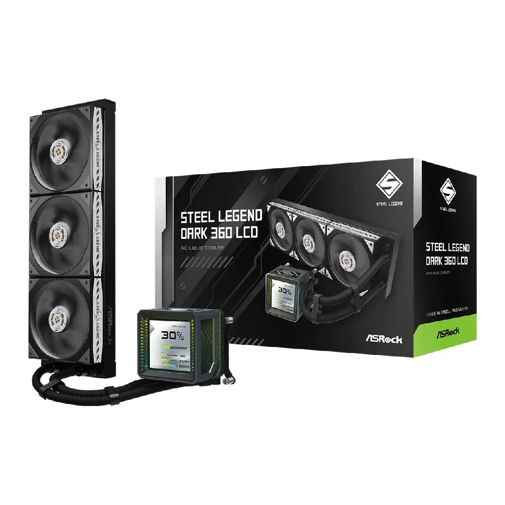 ASRock Steel Legend Dark 360 LCD 360mm