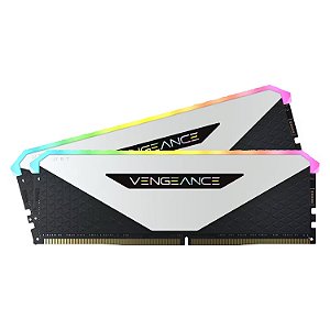 Corsair Vengeance RT RGB 16GB (2x8GB) DDR4 3200MHz CL16 Branca RGB UDIMM CMN16GX4M2Z3200C16W