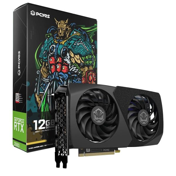 PCYES GeForce RTX 3060 Graffiti Projeto EDGE 12GB GDDR6 192-bit