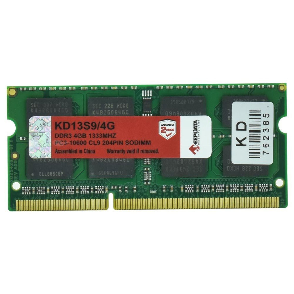 Keepdata Performance 4GB (1x4GB) DDR3 1333MHz CL9 SODIMM KD13S9/4G