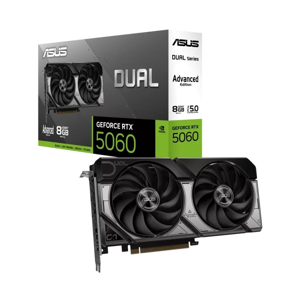 ASUS Dual GeForce RTX 5060 OC Edition 8GB GDDR7 (DUAL-RTX5060-8G)