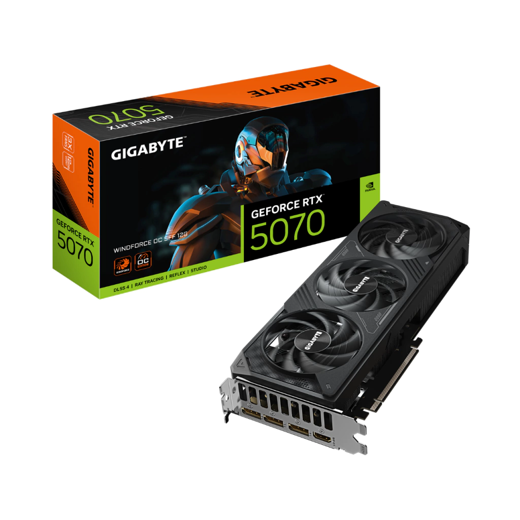 Gigabyte GeForce RTX 5070 WINDFORCE OC SFF 12G GDDR7 192-bit