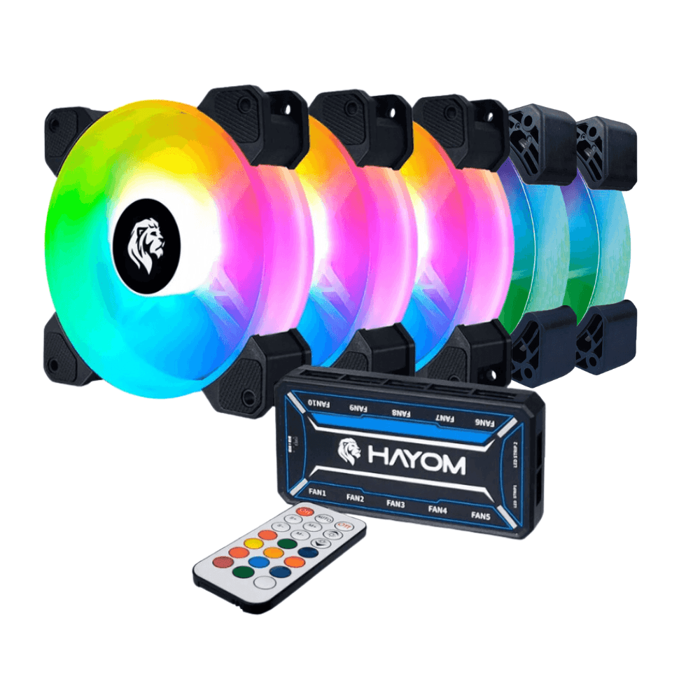 Hayom FC1306 120mm RGB Kit 5 Fans FC1306