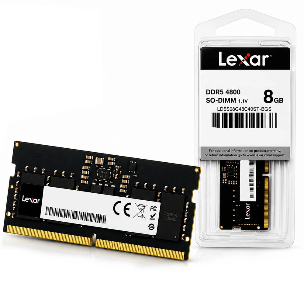 Lexar 8GB (1x8GB) DDR5 4800MHz CL40 SODIMM LD5S08G48C40ST-BGS