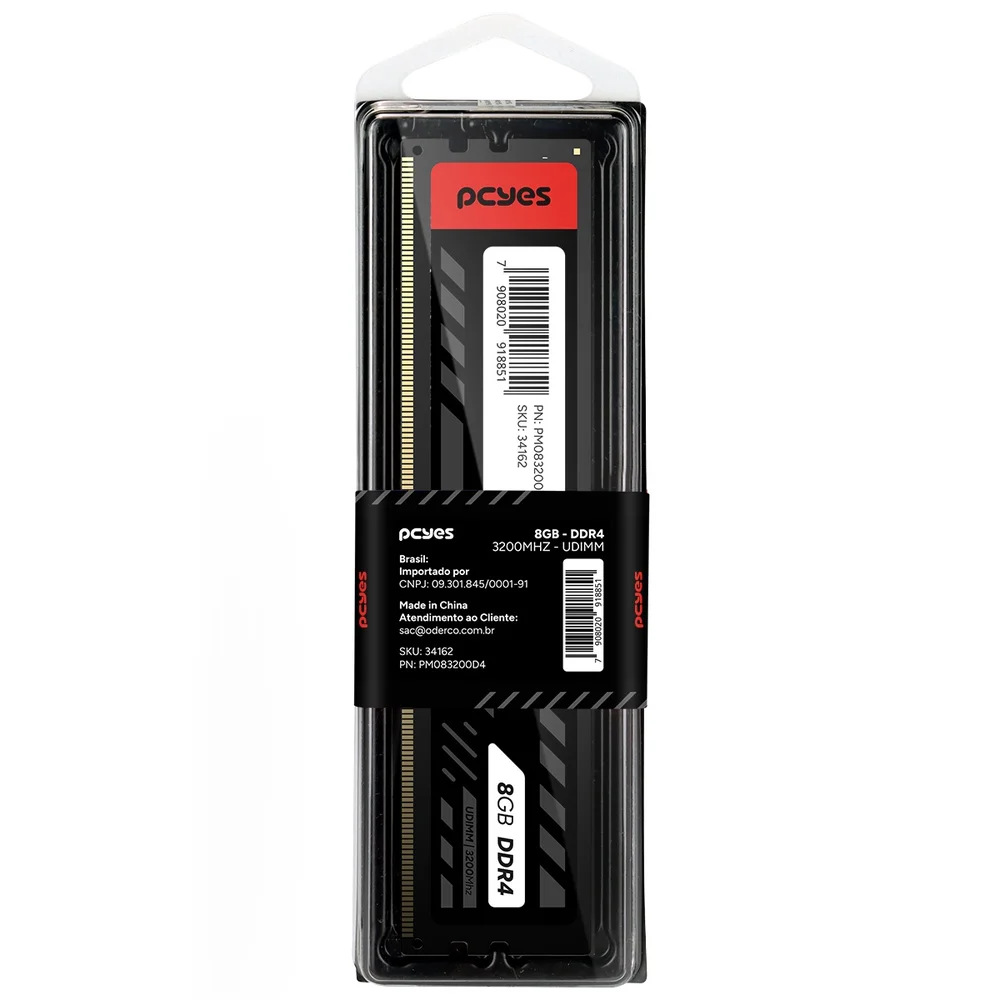 PCyes 8GB DDR4 3200MHz CL16 UDIMM PM083200D4