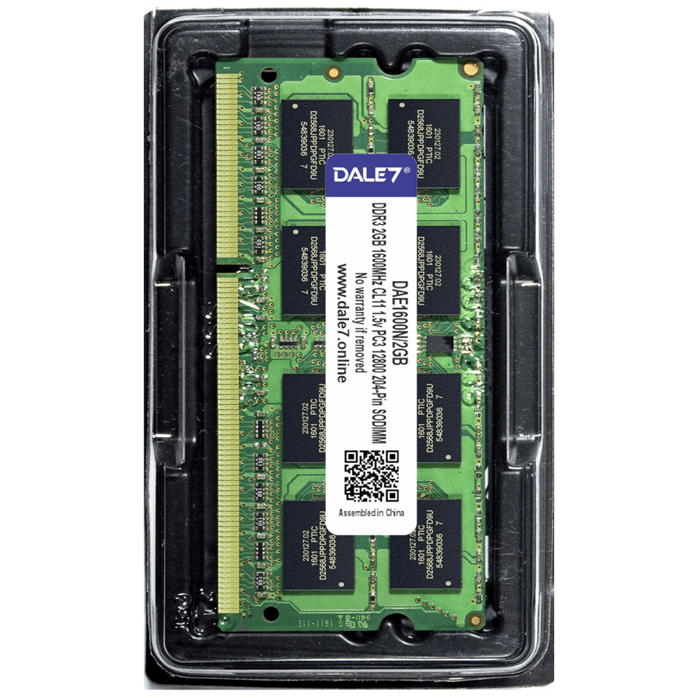 Dale7 2GB DDR3 1600MHz SODIMM