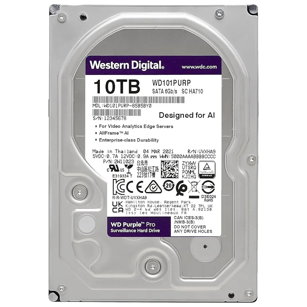 Western Digital WD Purple Pro 10TB WD102PURP