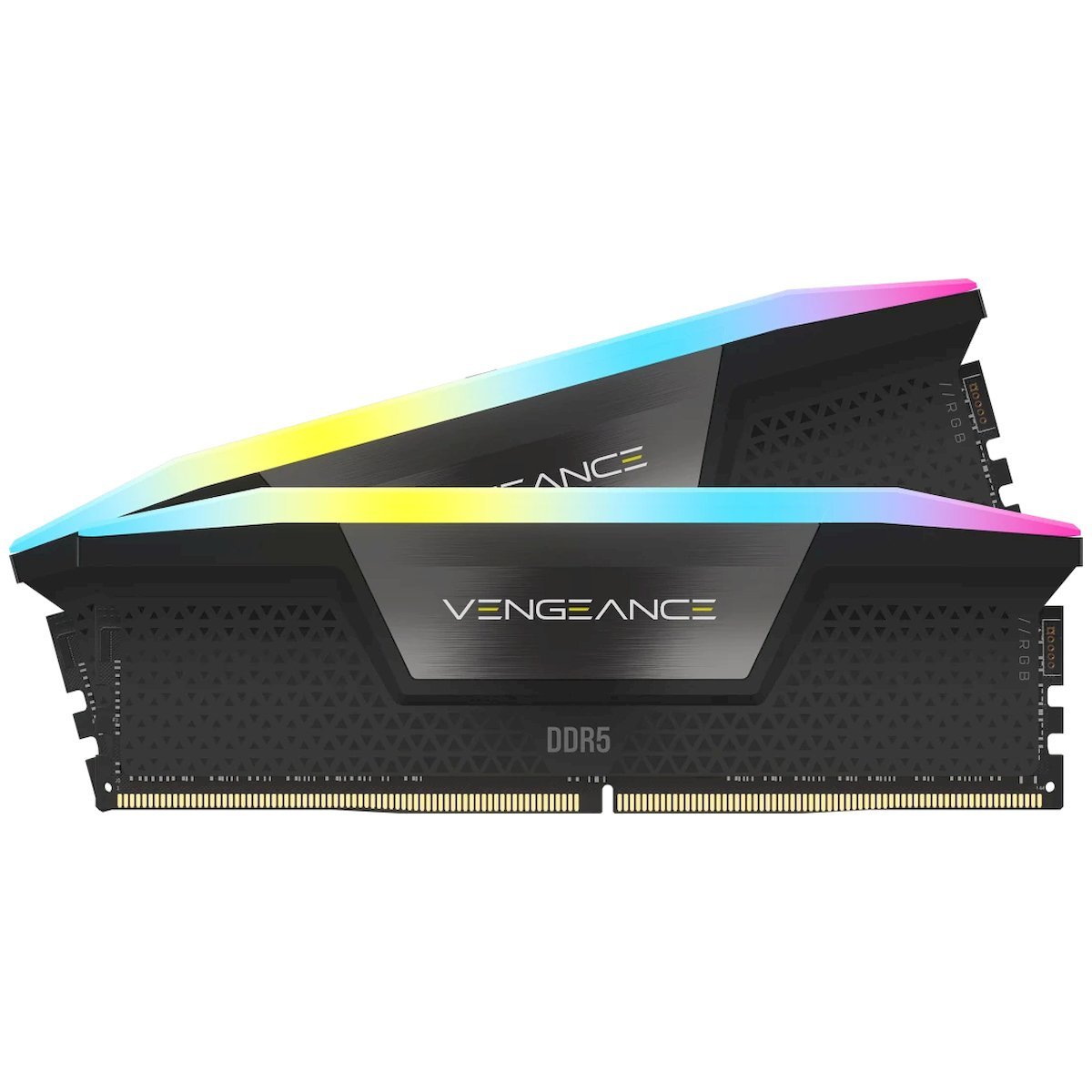 Corsair Vengeance RGB 32GB (2x16GB) DDR5 5200MHz CL40 Preto RGB UDIMM CMH32GX5M2B5200C40
