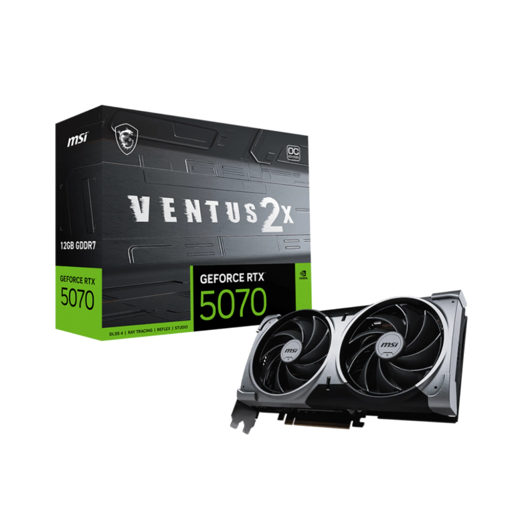 MSI GeForce RTX 5070 12G VENTUS 2X OC 192-bit GDDR7