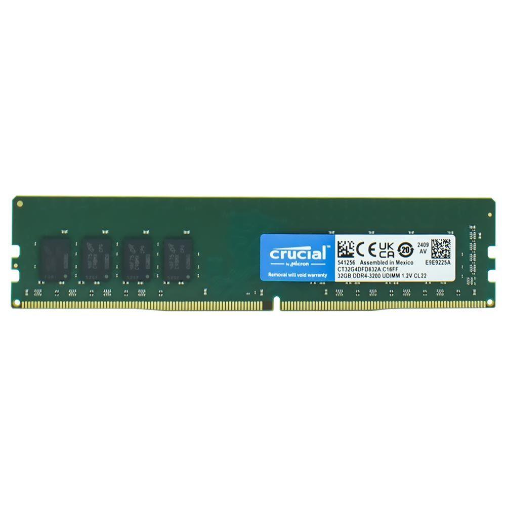 Crucial Basics 32GB (1x32GB) DDR4 3200MHz UDIMM CT32G4DFD832A