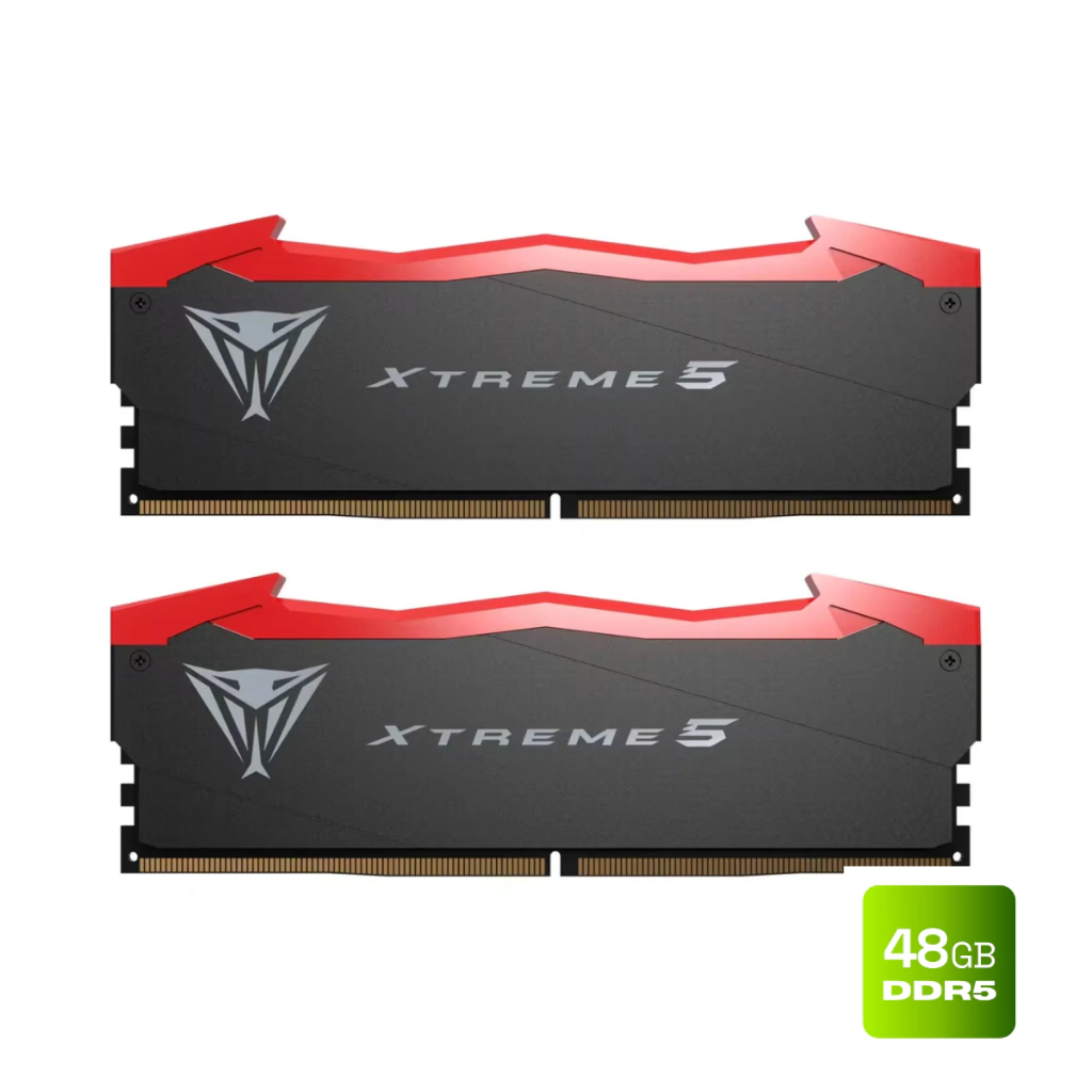 Patriot Viper Xtreme 5 48GB (2x24GB) DDR5 7000MHz CL32 Preto UDIMM PVX548G70C32K